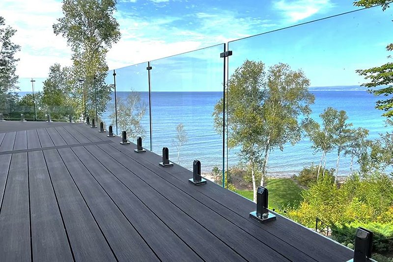 Glass Railing System For Decks