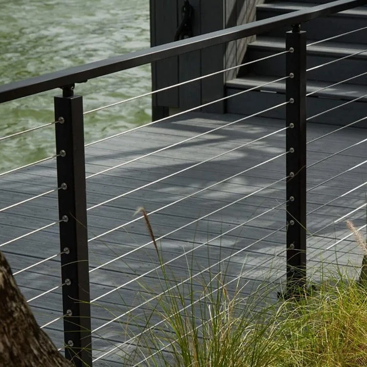 Matte Black Aluminum Railing high quality